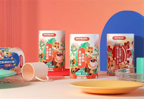 尚智×三只松鼠 | 藕粉饮品系列包装_第3页-CND设计网,中国设计网络首选品牌