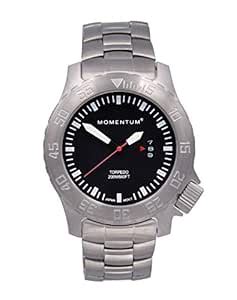 Momentum Men's 1M-DV74B0 Torpedo Analog Display Japanese Quartz Silver ...