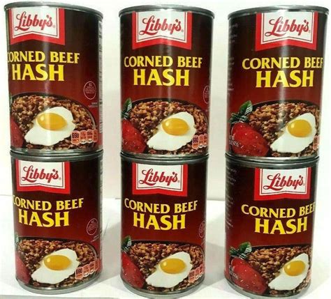 Libby's Corned Beef Hash 15 oz ( Pack of 6 )~ Exp 9/2024 39000085687 | eBay