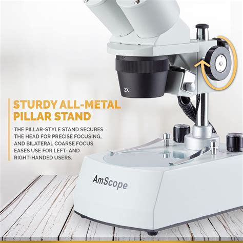 AmScope Binocular Stereo Microscope, 40X India | Ubuy