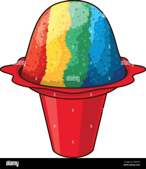 Shave ice Stock Vector Images - Alamy