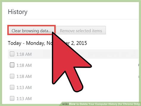 Image result for Clear History On Computer