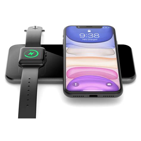 Buy UUTO 2 in 1 Wireless Charger, 15W Dual Wireless Charging Pad ...