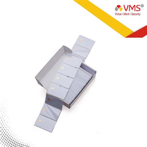 VMS Professional PVC Card with Chip (Contact IC / Smart Card) - 50 ...