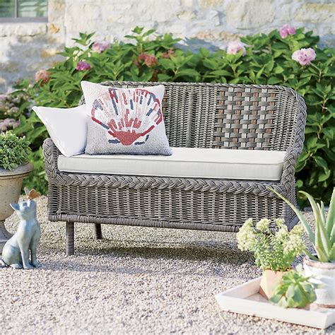 Graylin Wicker Bench | Grandin Road