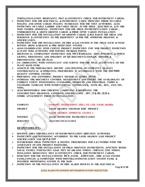 E&I QAQC Sup,Insp | DOCX