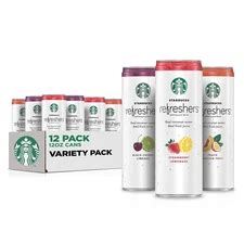 Buy Starbucks RTD Energy Drink, Refreshers, 3 Flavor Variety Pack ...