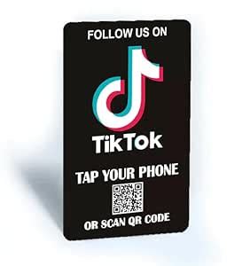 Tap and Share Contactless Sharing Smart NFC 'Follow Us on TikTok ...