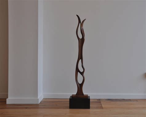 Large Wood Floor Sculpture by David Young For Sale at 1stDibs | large ...