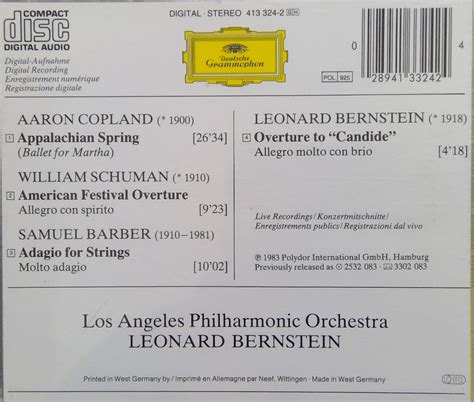 Release "Copland: Appalachian Spring / Schuman: American Festival ...