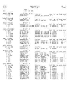Fillable Online SAGINAW COUNTY JAIL Fax Email Print - pdfFiller