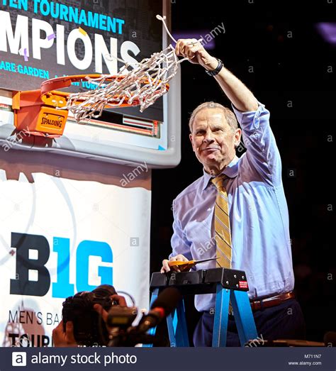 New York, New York, USA. 4th Mar, 2018. Michigan Wolverines head coach ...