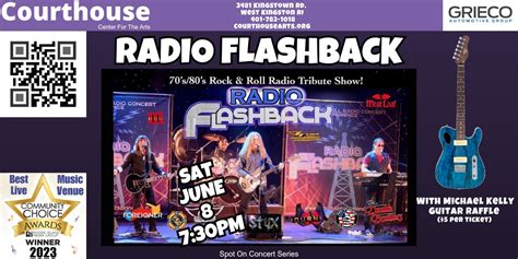 70s, 80s Rock Favorites-Radio Flashback-SAT 6/8/24 7:30, Courthouse ...