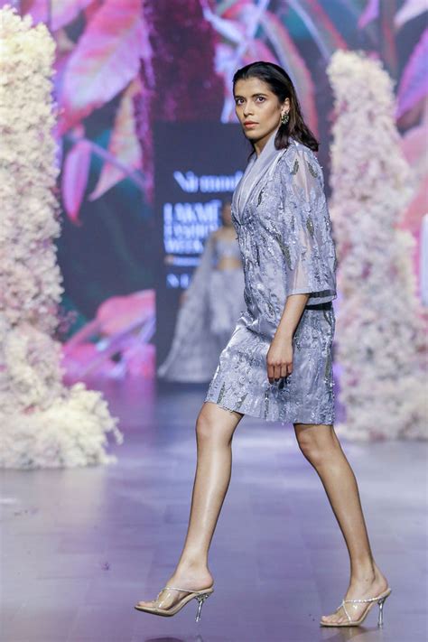 Nirmooha - Glass Grey Embroidered Dress - Elahe