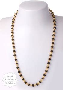 Khajana Creation Rudraksh Mala Gold-plated Plated Brass Chain Price in ...