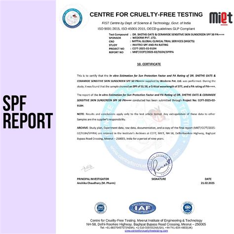 Oats & Ceramide Sensitive Skin Sunscreen - 50g – Dr Sheth's