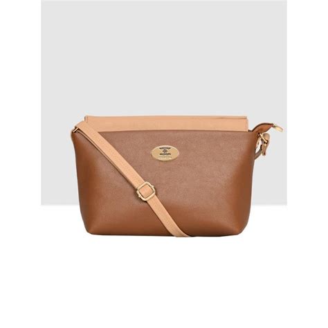 Buy ESBEDA Tan Portable Crossbody Sling Bag Online