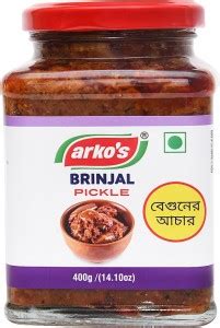 ARKOS Homemade brinjal pickle 400gm Brinjal Pickle Price in India - Buy ...