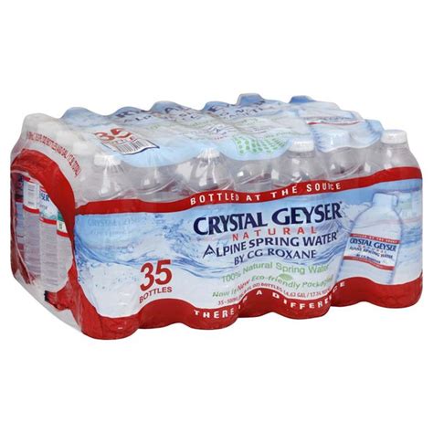 Crystal Geyser Alpine Spring Water, 16.9 Oz Bottle, 35/case, 54 Cases ...