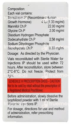 Headon 4 Iu Injection 1 - Uses, Side Effects, Dosage, Price | Truemeds