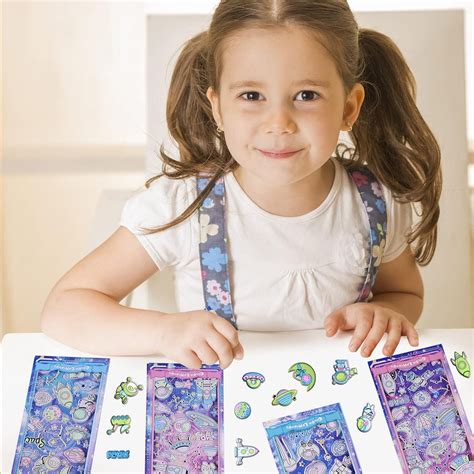 3D Space Puffy - Glow in Night Stickers – Viaana Kids Store