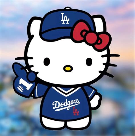 Hello Dodgers Kitty