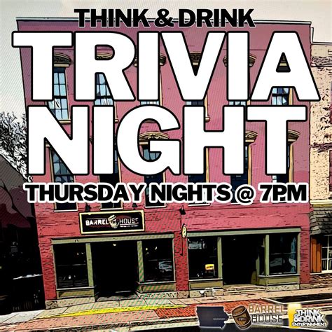 Thursday Night Trivia @ Barrel House (Downtown Davenport, IA ...