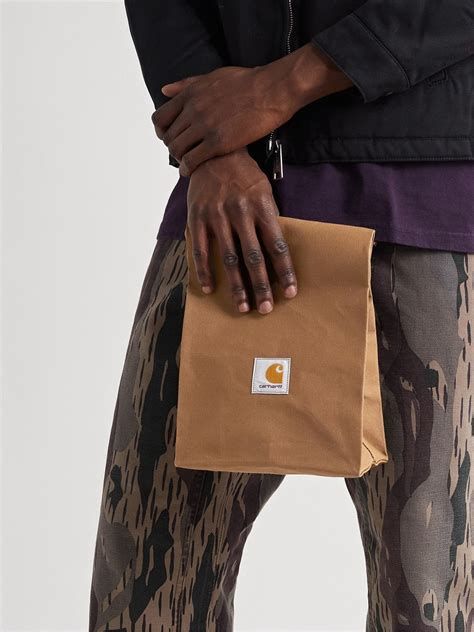 Carhartt WIP - Logo-Appliquéd Organic Cotton-Canvas Lunch Bag Carhartt WIP