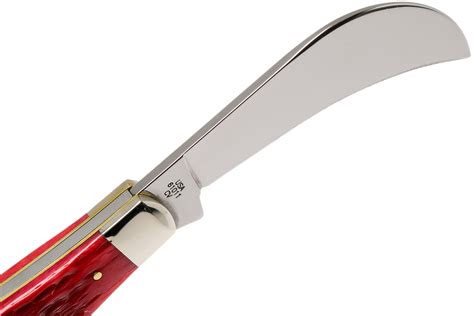 Case Hawkbill Pruner Dark Red Bone, Peach Seed Jig, 31956, 61011 CV ...