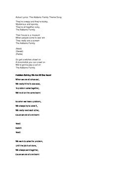 Problem Solving Song 的图像结果