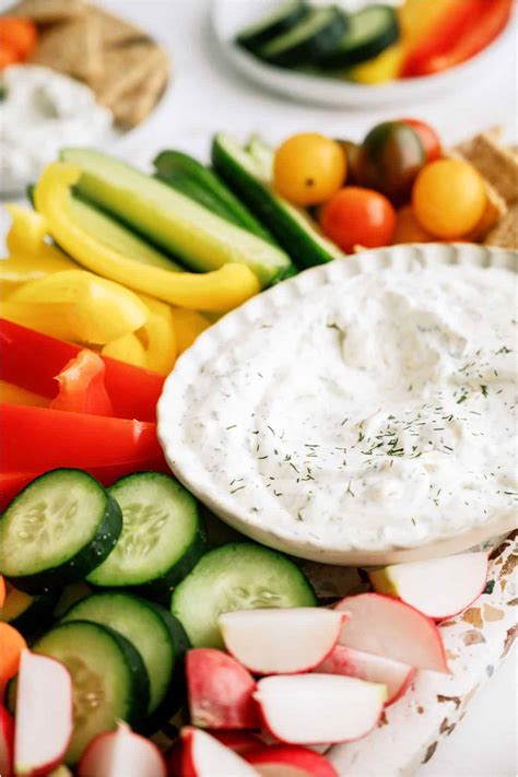 Vegetable Dill Dip Recipe - Six Sisters' Stuff
