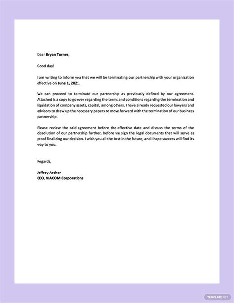 Writing a Short Partnership Disput Resolution Letter Sample 的图像结果