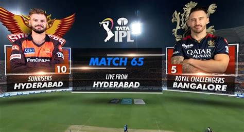 What happened the last time RCB played against SRH? Exploring Royal ...