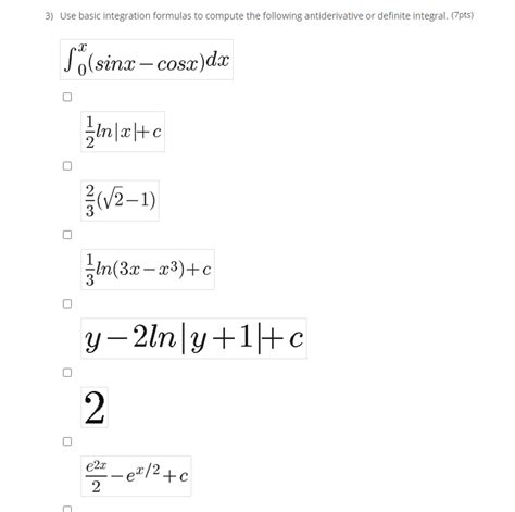 Image result for Using Basic Integration Formulas 8.1