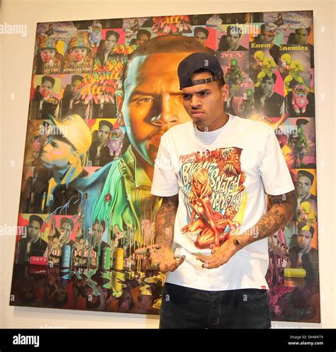 Chris Brown Art Exhibit