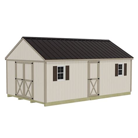 Best Barns Crafter's Connection 16X12 Wood Shed Kit (2nd Eave)