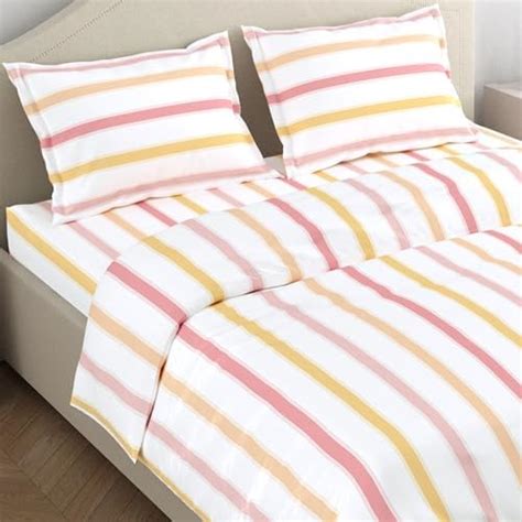 haus & kinder 100% Cotton Queen Size Bedsheet for Double Bed, 1 Cotton ...