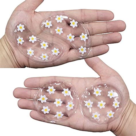 Gel Ice Pack Reusable Cooling Eye Pads and Under Eye Patches,Eye Hot ...