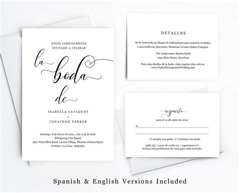 Spanish wedding invitation templates 60 photos - Astyledwedding.com