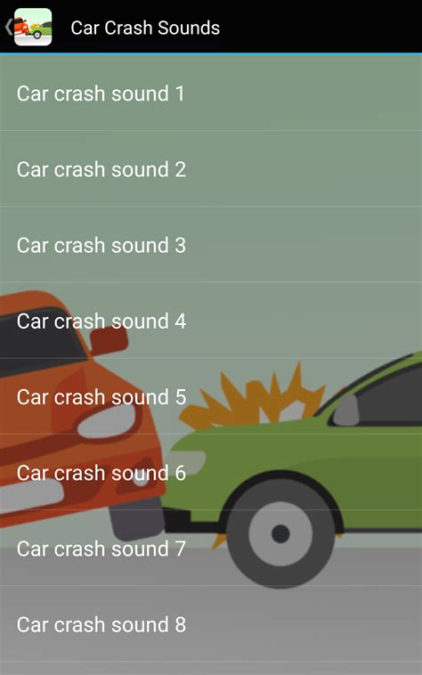Car Crash Sounds - App on Amazon Appstore
