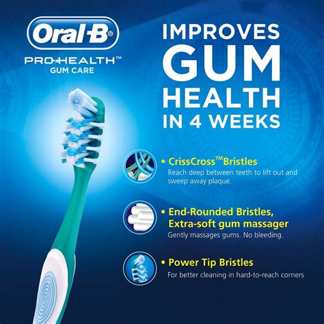 Oral-B Pro-Health Gum Care Soft Manual Toothbrush, 3 Count (Buy 2, Get ...
