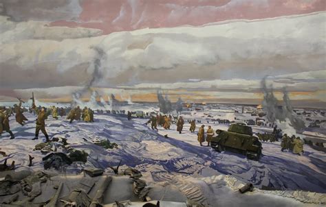 Wallpaper Winter, Snow, War, Picture, Moscow, Soldiers, Fragment, WWII ...