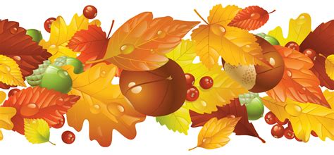 Free clip art fall leaves pumpkins