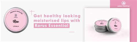 Buy Korus Essential Rose Lip Balm with Shea Butter for Women, Nourish ...