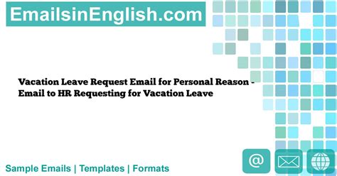 Image result for Leave Request Email