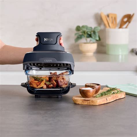 Ninja Crispi® 4-in-1 Portable Glass Air Fryer Cooking System Mint Air ...