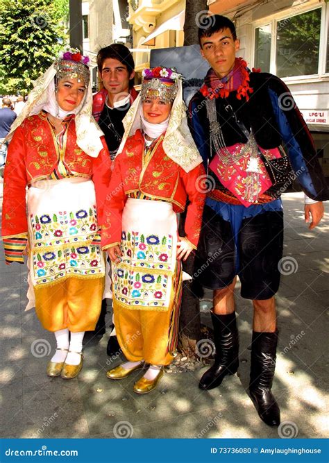 Youths in Traditional Turkish Dress Istanbul, Turkey Editorial Image ...