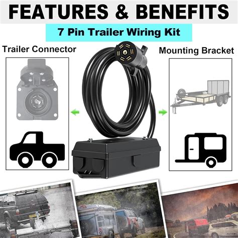 CXTM 7 Pin Trailer Wiring Harness with 7 Gang Junction India | Ubuy