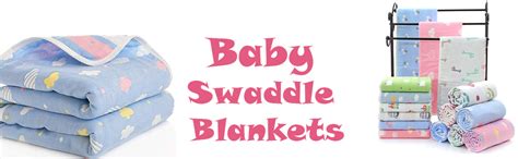 Buy SYGA 110 cm Baby Swaddle Blankets 6 Layer Muslin Swaddle Wrap 100% ...