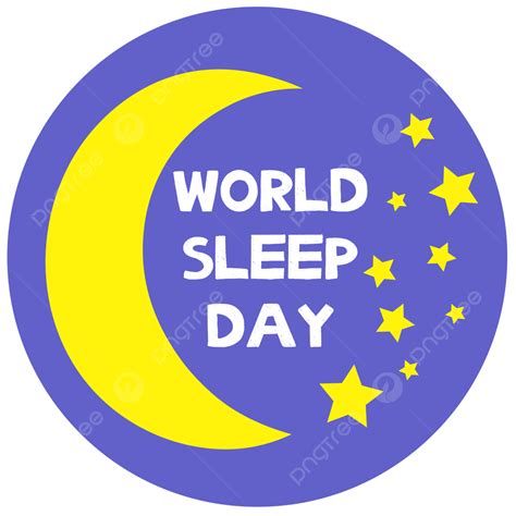 World Sleep Day, National Sleep Day, Deep Sleep, Night PNG and Vector ...